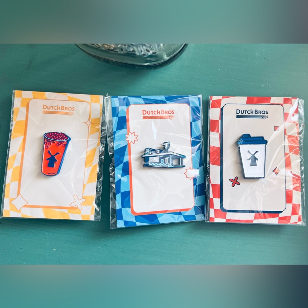 Dutch Bros Pin Set
